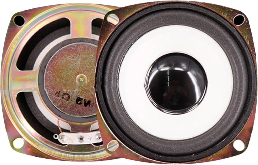 Amazon | 3 インチ 5 ワット 4Ω ホワイトコーンブリスターエッジホーン